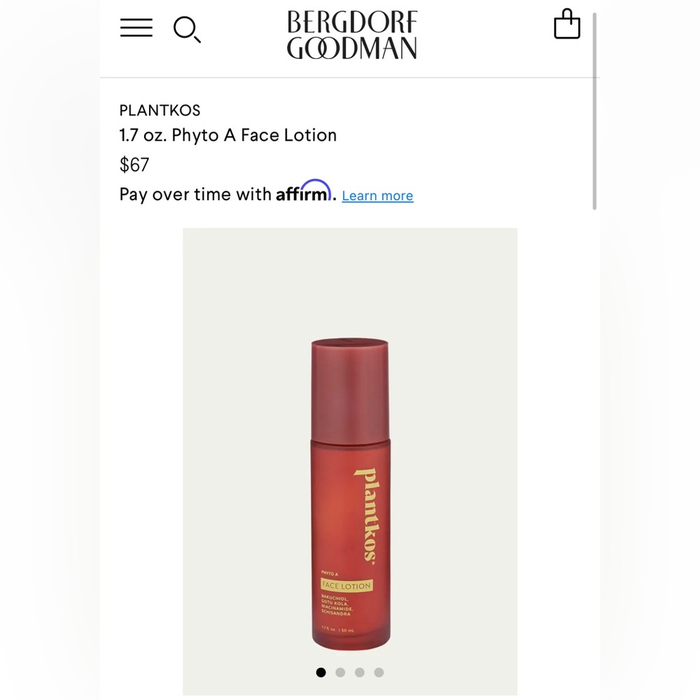 NIB Plantkos Phyto A Face Lotion